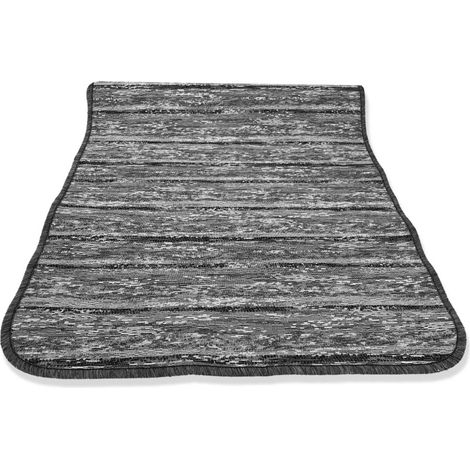 TAPPETO CUCINA gommato ANTISCIVOLO STRIPE GRIGIO Cm. 55x80