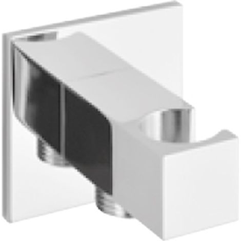 SCELTO DA DESIVERO Kit supporto doccia con presa acqua quadrato cromo codice prod: DSV15897