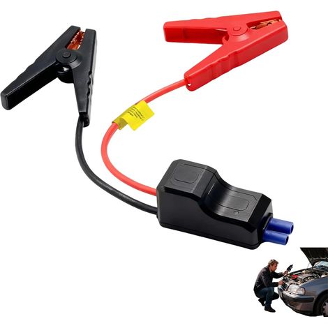 Câble de Démarrage Portable pour Véhicule 12V avec Pinces Crocodile de Rechange, Matériau Durable et Protection Avancée, Accessoire Essentiel pour Démarreur de Saut d’Urgence de Voiture (1/5)