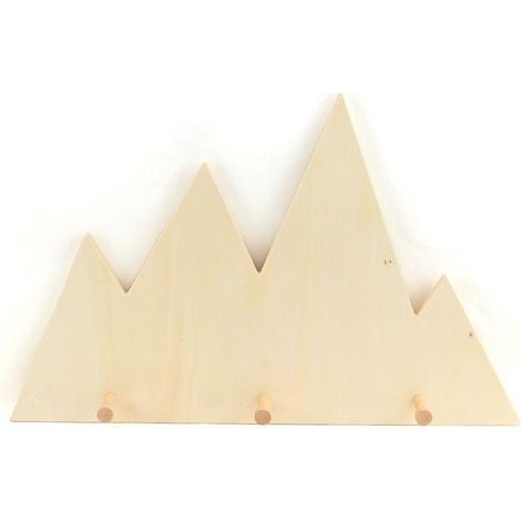 Patères en bois Montagne 45 x 28,5 cm (1/2)