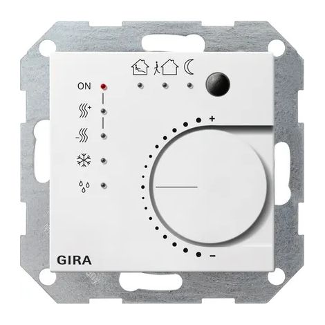 Gira Stetigregler Tasterschnittst. 4f KNX System 55 Reinweiß [210003], 2100 03