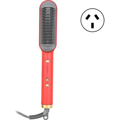 Lisseur à cheveux anti-brûlure à chauffage rapide, brosse peigne lissante pour usage domestique et professionnel. (1/5)