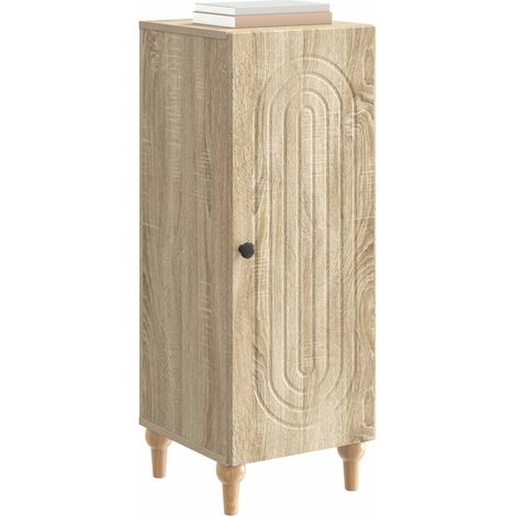 Maison Exclusive - Credenza Rovere Sonoma 33 x 34,5 x 90 cm Legno ingegnerizzato