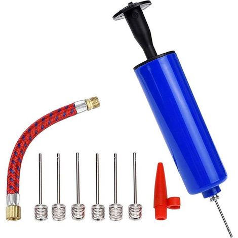 Inflador de balones, apto para balones de baloncesto, fútbol, voleibol, otros deportes, pelotas de yoga, etc. (1/5)