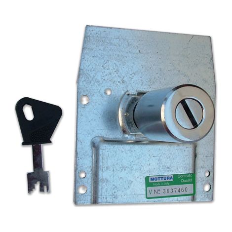Cylindre de pompe de rechange mm 34 x 60 pour serrure 30.401 91156 MOTTURA