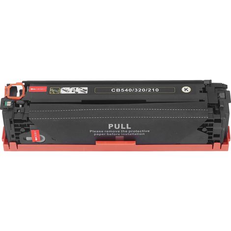 Cartouche de toner de remplacement avec puce pour Color LaserJet CP1213 CP1214 CP1215 CP1216 CP1217 CP1513n CP1514n CB540A CE320A CF210A Noir 40g 2200 pages