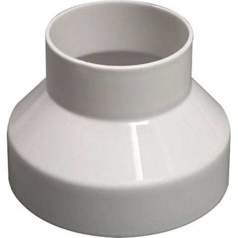 Adaptateur de conduit Ulisem, adaptateur pour ventilateur d'extraction, réducteur de conduit de ventilation (200 mm à 150 mm) (1/3)