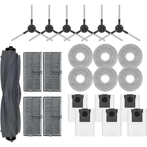 Ersatzteile für Dreame L10s Ultra Gen 2 / L30s Ultra: Hauptbürste, Seitenbürste, HEPA-Filter und Staubbeutel (1/5)