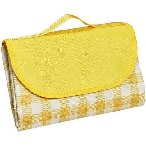 Couverture De Pique-nique - 200x200 Cm - Imperméable Et Isolée - Polyester Non-tissé Laminé - 1 Pièce (1/5)