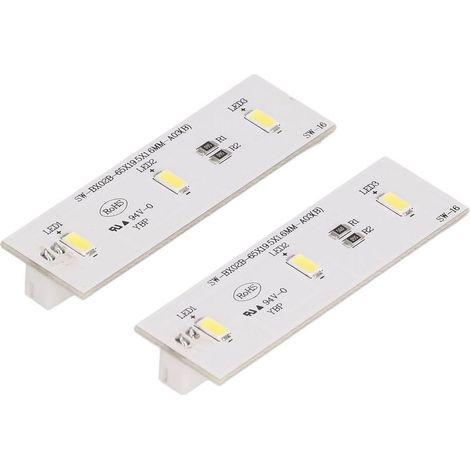 Barre lumineuse LED de remplacement pour réfrigérateur, 2 pièces, pièce de réparation pour SW BX02B DC 12V (1/5)