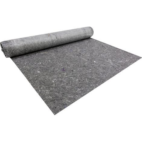 Rotolo di feltro multiuso rinforzato e impermeabile 180g/m² 1x10m colore grigio (1/5)