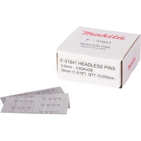 SPILLI MAKITA 23GA D.0,6 X 30mm, 10.000 PEZZI - F-31841