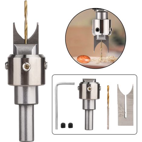 Couteau outil avec lame 14mm, clé de manche, foret perceuse - Ensemble multifonction pour bricolage, accessoire robuste et pratique. (1/5)