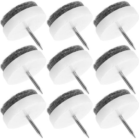 Lot de 10 patins pieds meubles en nylon, protecteurs antidérapants et
