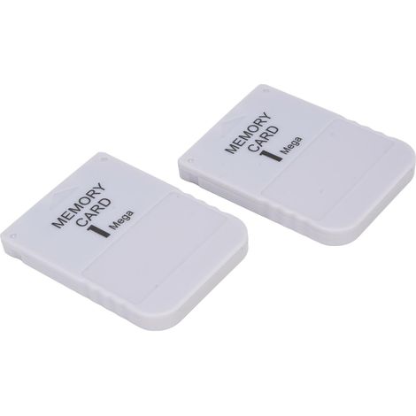 1-MB-Speicherkarte, 2er-Pack ABS-Speicherkarten für Spielkonsolen, 1 Megabyte Speicher, schnelle Datenübertragung, Plug-and-Play-Backup-Zubehör für Retro-Gamer (2 Stück) (1/5)