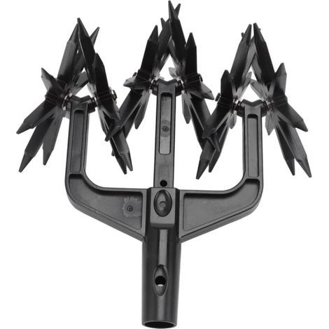 Cultivateur Rotatif de Jardin 2 en 1 Cultivateur de Jardin Rotatif le Réensemencement du Mélange de Sol D'herbe pour Mélanger ou Réensemencer (1/5)