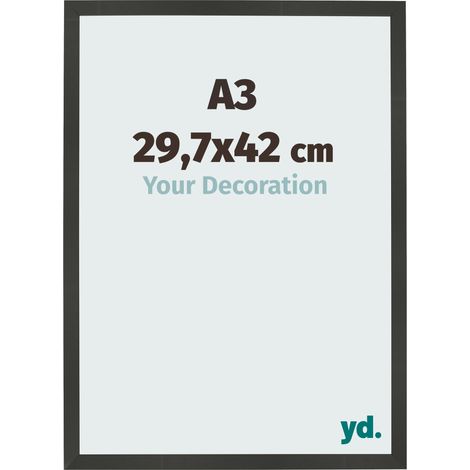 yd. - Cadre photo A3 29.7x42 - Anthracite - MDF - Bologna (1/5)