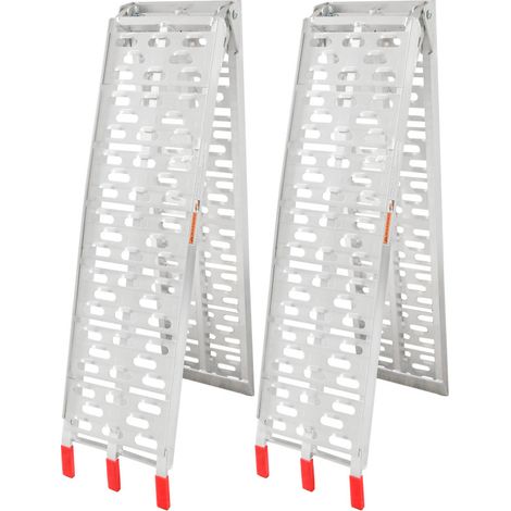 SWANEW 2x Rampa di carico Rampa pieghevole Moto Auto Alluminio fino a 680 kg (1/5)
