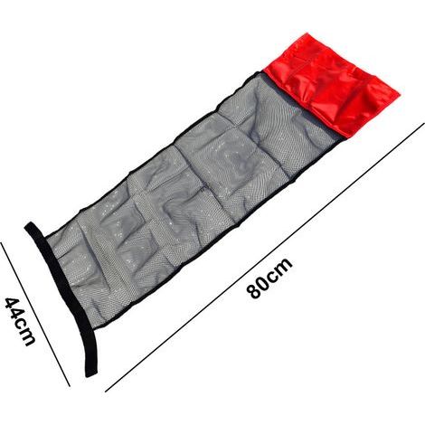 Sling Mesh Seat - For Pool Noodle - Floating Water Exercise Chair - Foldable Lightweight Design - Universal Fit for Adult and Child (1/4)