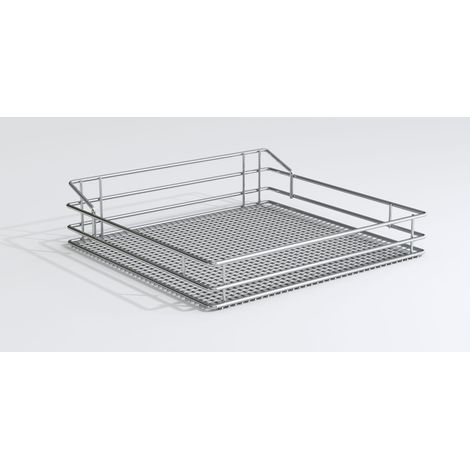 Vauth-Sagel Gate Saphir Einzelkorb Küchenorganizer Breite 450 mm Stahl silber
