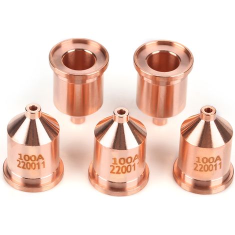 5-teiliges Set 220011 Plasma-Schneidbrenner-Verschleißteile Düsenspitzen-Set für MAX1650 (1/5)