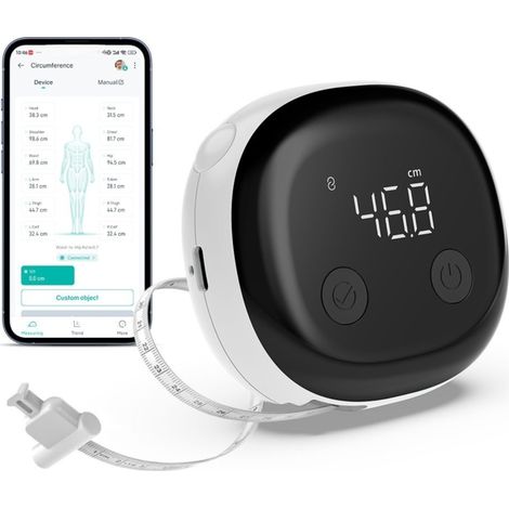 Irovami Mètre ruban intelligent avec application – mesure numérique, gestion poids, écran LED (1/5)