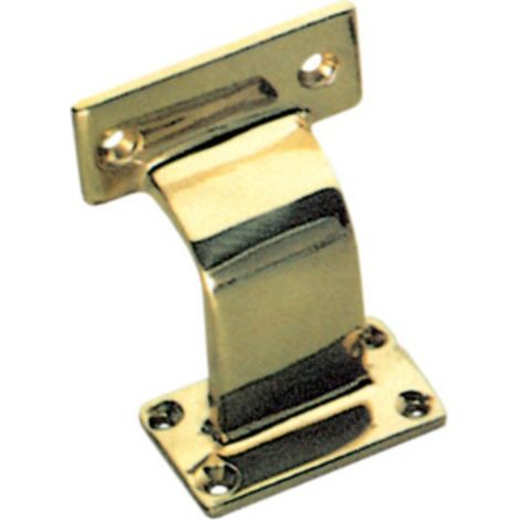 SUPPORTO CORRIMANO LEGNO IN OTTONE LUCIDO
