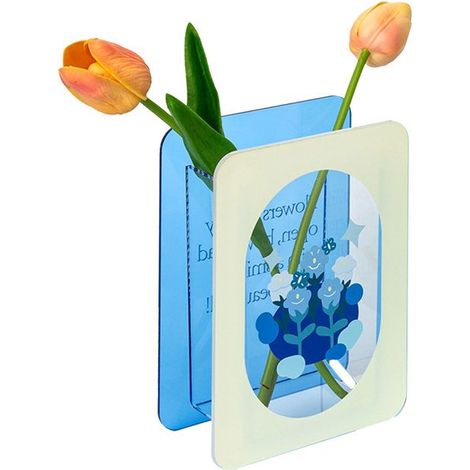 Transparente Acryl-Vase für Blumen - Modern - Zeitgenössische Dekoration