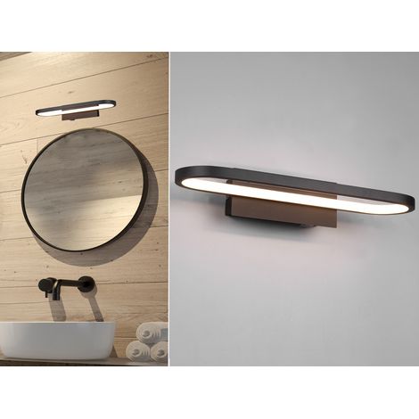 Gianni Moderne Badezimmer-LED-Wandleuchte Schwarz IP44 Trio-Beleuchtung (1/5)