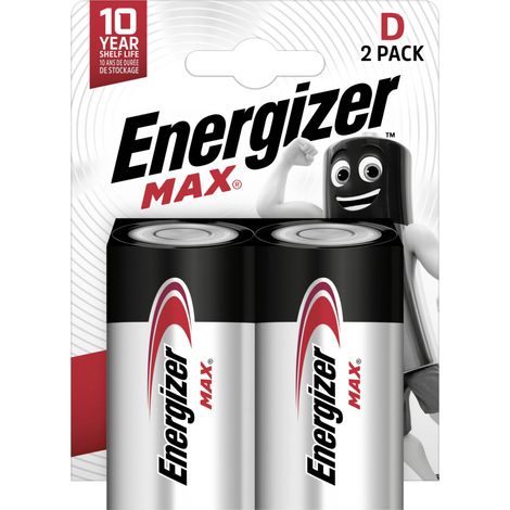 Energizer Max LR20 Mono (D)-Batterie Alkali-Mangan 1.5 V 2 St. (1/3)