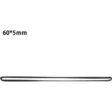 5-mm-Gummiantriebsriemen für Plattenspieler – 60 mm gebogenes, gefülltes Zubehör (1/4)
