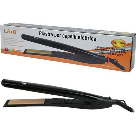 Linq - Piastra In Ceramica Per Capelli Lisci Liscia Stira Acconciatura Elettrica Hs-026a -