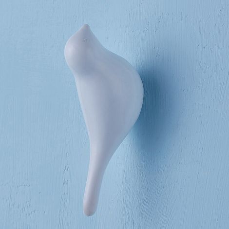 Cintre, patères murales, crochets en forme d'oiseau pour la décoration du salon, cintre suspendu, chapeau, lot de 3 (1/5)