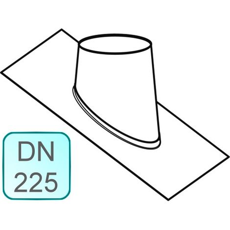Universal-Dachziegel INOX/PB DN225 35-45 Grad - 48000012877 von Weishaupt