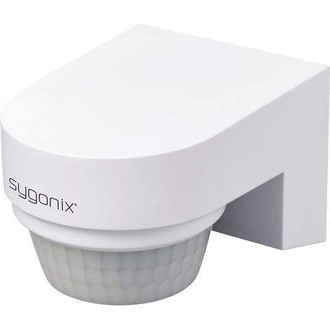 Sygonix SY-6733030 Wand, Oberflächenmontage PIR-Bewegungsmelder 240 ° Relais Weiß IP65