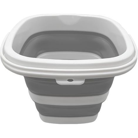 Seau pliable 5L – Seau à eau pliable avec poignée – Compact et peu encombrant – Idéal pour le nettoyage, le camping et le jardinage (1/5)