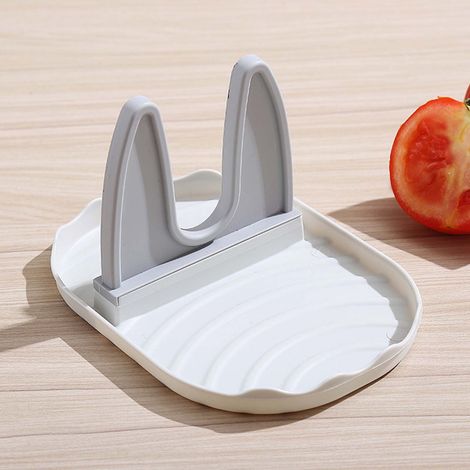 Rack Pour Couverts - Support Multifonctionnel Pour Cuillères Et Couvercles De Casserole - En Plastique Alimentaire - Pour Plan De Travail Ou Plaque De Cuisinière - 1 Pièce (1/3)