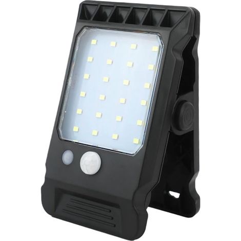 Luces solares exteriores con clip，Iluminación LED exterior con energía solar，Luces con sensor de movimiento，garaje y sombrilla (3) (1/3)
