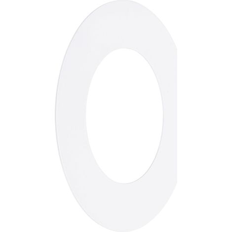 Anneau de garniture en plastique 7 cm pour plafonnier, mur encastré (1/5)