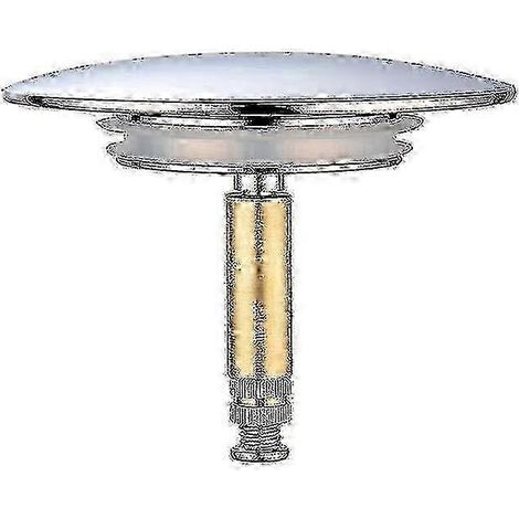 Bouchon de baignoire réglable de 70 mm à double joint, couvercle de bonde universel en laiton chromé, antirouille et améliorant l'expérience du bain. (1/5)