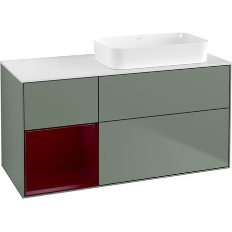 Villeroy & Boch F681HBGM Meuble sous-vasque Finion F68 (1/2)