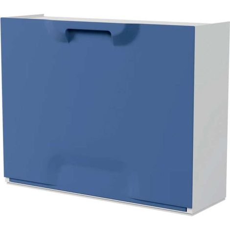 Art Plast Scarpiera Componibile Unika 1 Modulo Blu Navy 51x17,3xH41 cm (1/3)