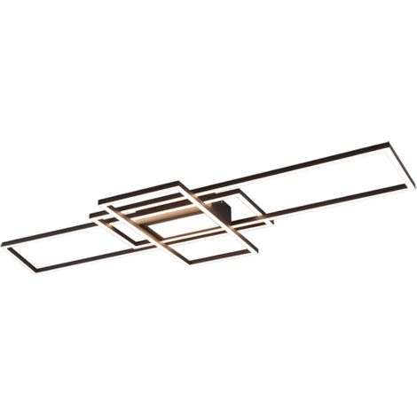 Irvine Plafón 3 Led Rectángulos 60w Antracita L105 cm Regulable Trio Iluminación (1/5)