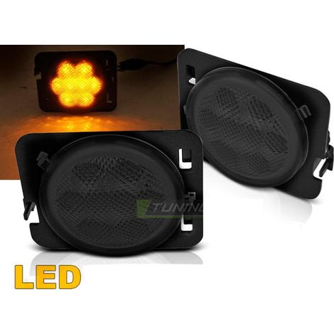 Paire Clignotant Repetiteur Jeep Wrangler JK 2007 a 2018 Led Fume-31837042 (1/3)