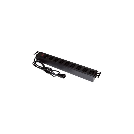 ALANTEC PZ010 EXTENSIÓN ALIMENTACIÓN 1,8 M 9 TOMA(S) AC INTERIOR NEGRO