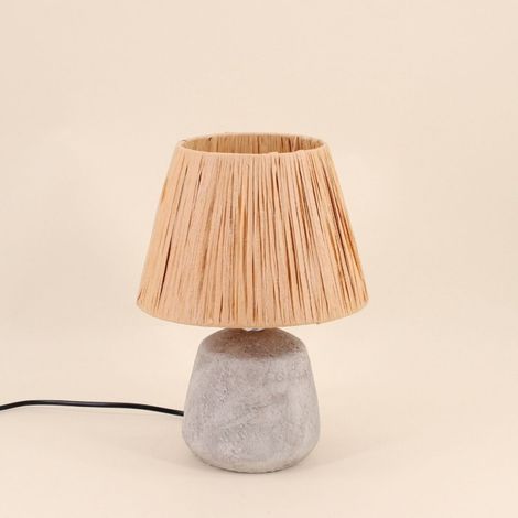 Lampe à poser effet pierre 30cm