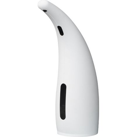 Distributeur de savon automatique, étanche, en caoutchouc blanc, 300 ml, pour évier de cuisine et salle de bain, distributeur de savon liquide sans c
