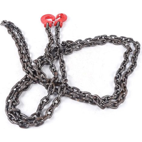 Chaîne forestière à 1 fil de 5 m, 8 mm, chaîne de butée, résistante à l'usure, anti-haute température, résistance à la corrosion, faible allongement – Outil de levage