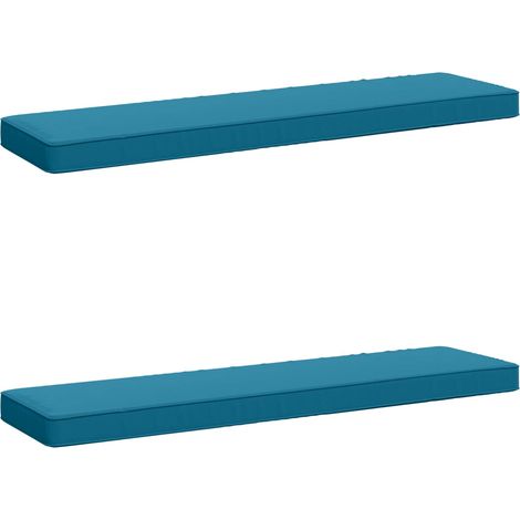 Cuscini per Panchina a 2 Pezzi VUGHT 2 pz 100% Poliestere vidaXL