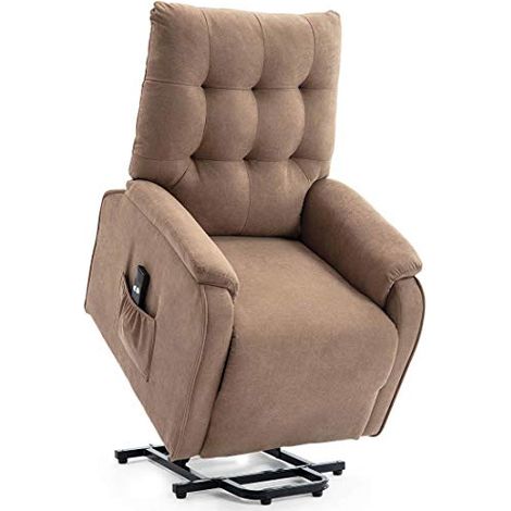 CHARLBURY RISE FABRIC RECLINER STONE BROWN